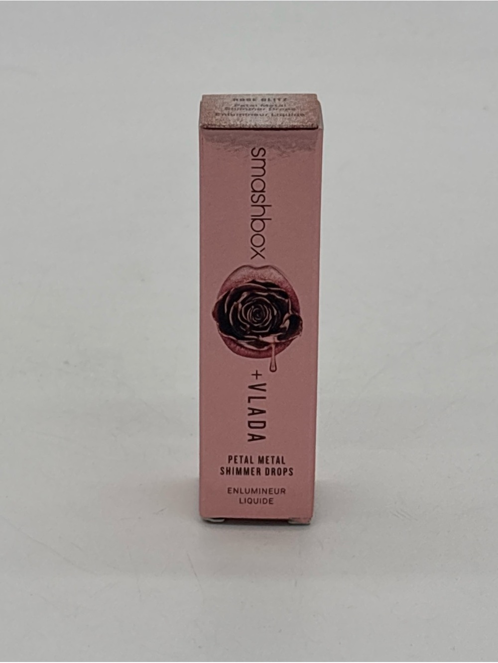 Smashbox + Vlada Petal Metal Shimmer Drops 0.34 oz Rose Glitz New In Box